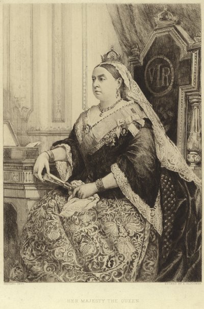 Portrait de la reine Victoria - Alexander Bassano